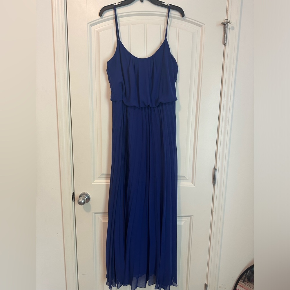 Bisou Bisou pleated maxi dress